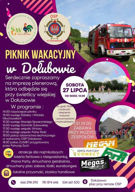 Holiday picnic in Dołubowo