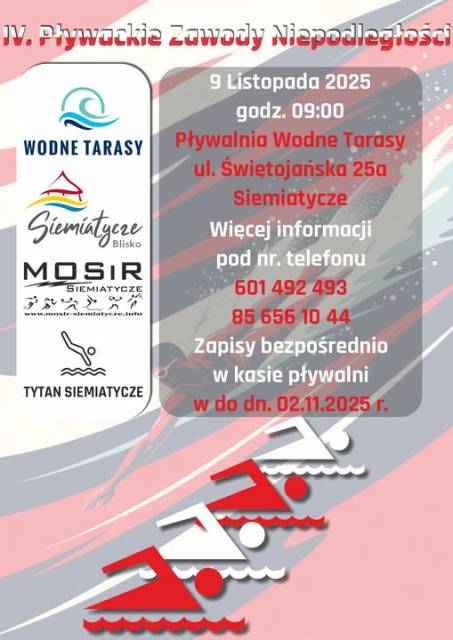 4. Pływackie Zawody Niepodległości