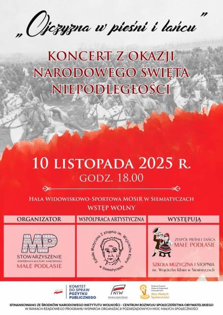 “Homeland in Song and Dance” – a concert to mark National Independence Day 