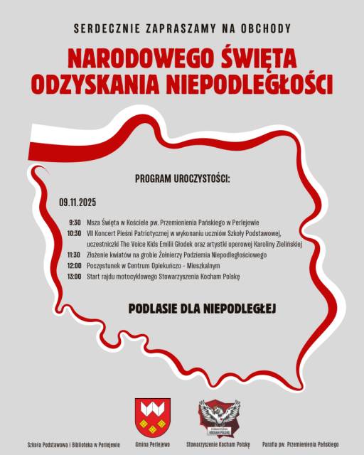 Celebrations of the National Independence Day in Perlejewo