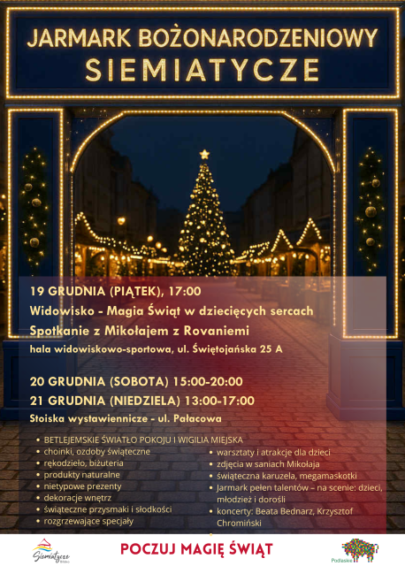 Jarmark Bożonarodzeniowy w Siemiatyczach 