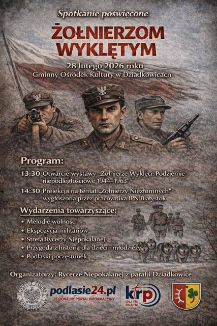 Spotkanie dedykowane Żołnierzom Wyklętym w Dziadkowicach