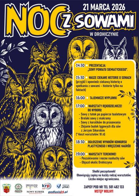 Noc z Sowami w Drohiczynie