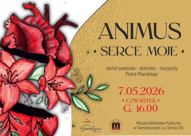 “Animus – My Heart” – a poetry and music event with Piotr Pilarski