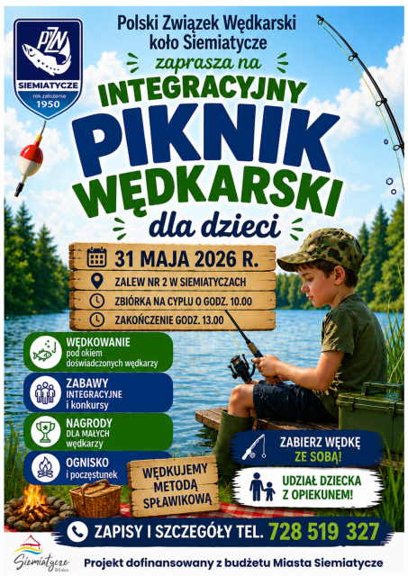 Inclusive Fishing Picnic for Children in Siemiatycze 