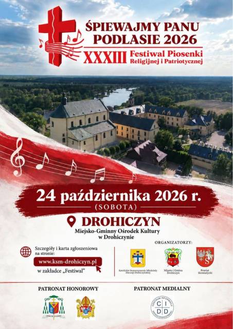 33. Festiwal Piosenki Religijnej i Patriotycznej „Śpiewajmy Panu Podlasie 2026”