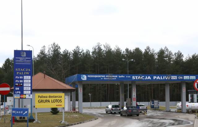 Stacja Paliw Przedsiębiorstwa Komunalnego Sp. z o.o. w Siemiatyczach
