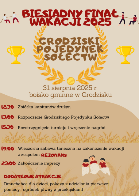 A FESTIVE END TO THE 2025 SUMMER HOLIDAYS – THE GRODZISK VILLAGE DUEL