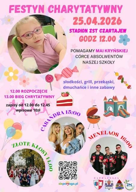 Festyn charytatywny dla Mai Kryńskiej 