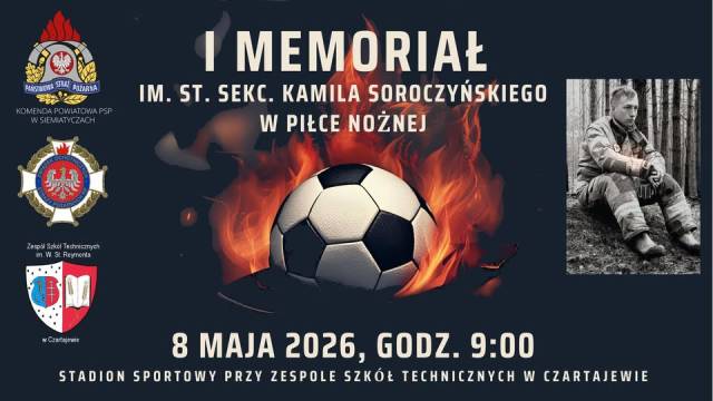 I Memoriał im. st. sekc. Kamila Soroczyńskiego w piłce nożnej