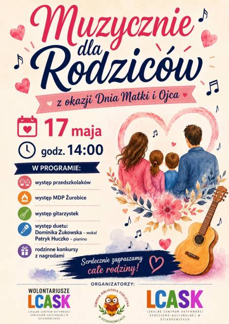 „Muzycznie dla Rodziców” z okazji Dnia Matki i Ojca