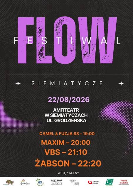 XIV SIEMIATYCZE FLOW FESTIWAL 2026