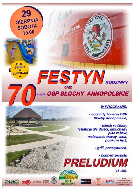 Festival and the 70th Anniversary of the Slochy Annopolskie Volunteer Fire Department