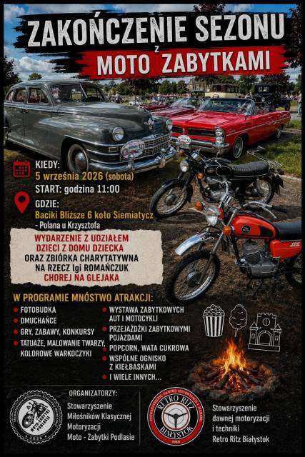 End-of-Season Event Featuring Vintage Motorcycles