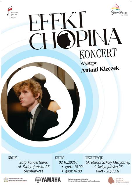 “The Chopin Effect” — a concert in Siemiatycze 